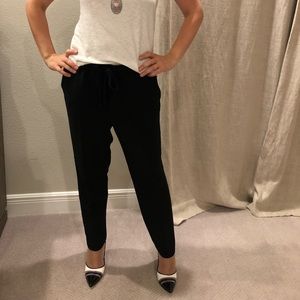 Kate spade crepe ankle pant size 8 black color